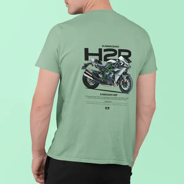 Mint_Green_Kawasaki_H2R_Supercharged_Regular_Fit_160_GSM_Cotton_Tee_For_Unisex