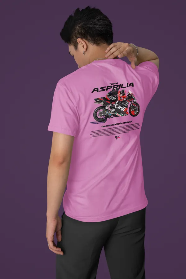 Lillac_Aprilia_Racing_Motogp_Team_Regular_Fit_160_GSM_100_Cotton_T-Shirt_For_Unisex