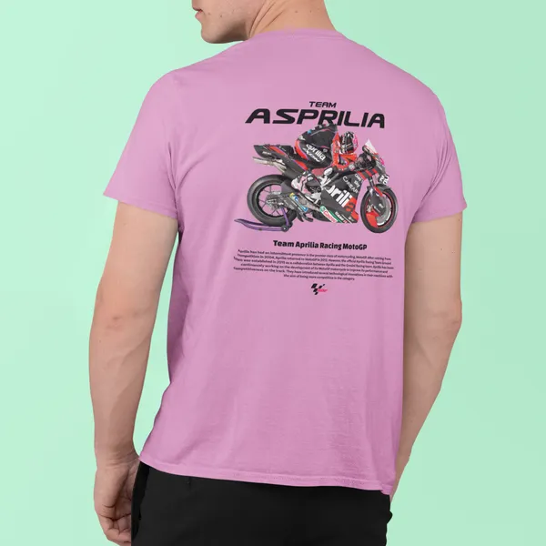 Lillac_Aprilia_Racing_Motogp_Team_Regular_Fit_160_GSM_100_Cotton_T-Shirt_For_Unisex