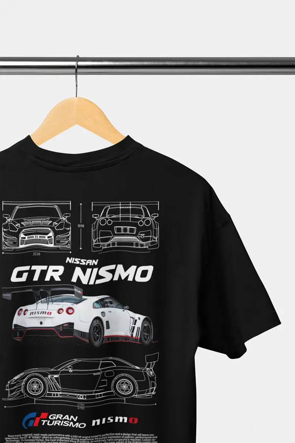 Black_Nissan_GTR_Nismo_Oversized_T-Shirt_Premium_French_Terry_Cotton_240_GSM_For_Unisex
