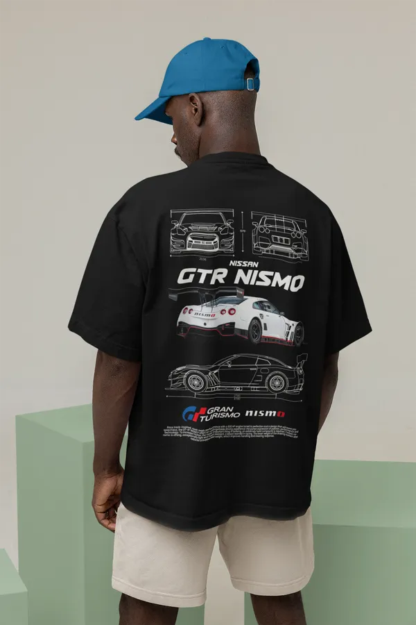 Black_Nissan_GTR_Nismo_Oversized_T-Shirt_Premium_French_Terry_Cotton_240_GSM_For_Unisex