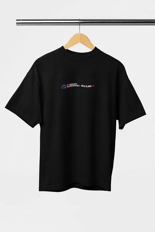 Black_Nissan_GTR_Nismo_Oversized_T-Shirt_Premium_French_Terry_Cotton_240_GSM_For_Unisex