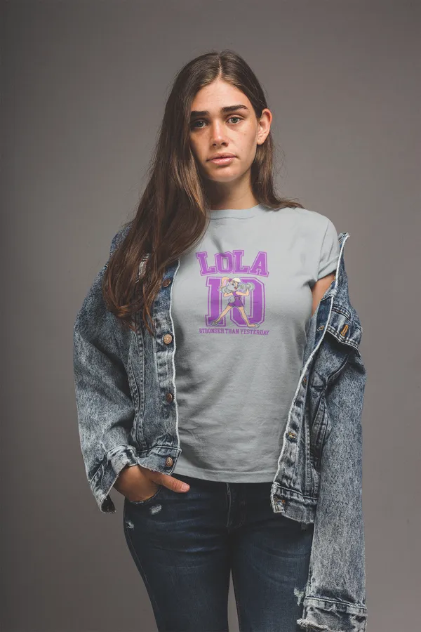 LOLA_Stronger_Than_Yesterday_Women’s_Regular_Fit_Cotton_Graphic_T-Shirt