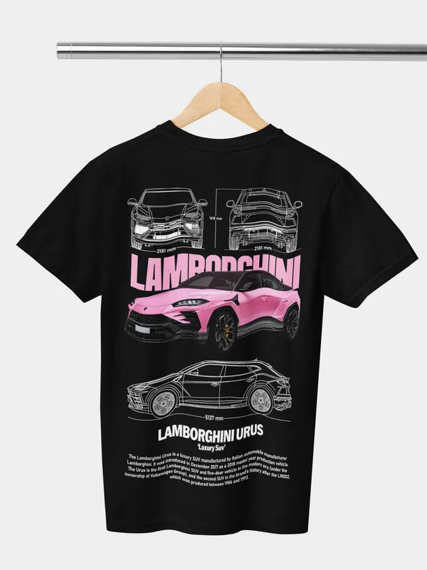 Black_Lamborghini_Urus_Luxury_Suv_Oversized_T-Shirt_Premium_French_Terry_Cotton_240_GSM_For_Unisex