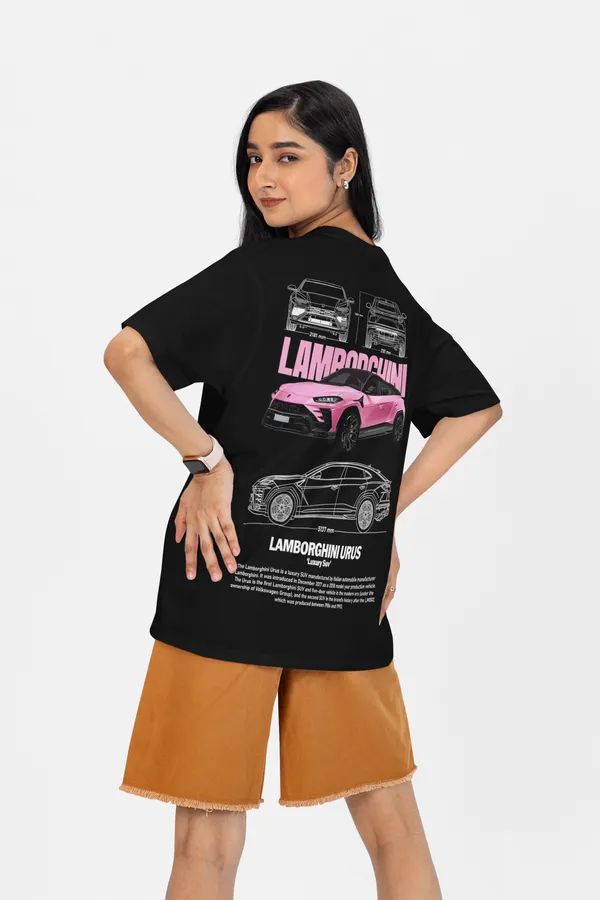 Black_Lamborghini_Urus_Luxury_Suv_Oversized_T-Shirt_Premium_French_Terry_Cotton_240_GSM_For_Unisex
