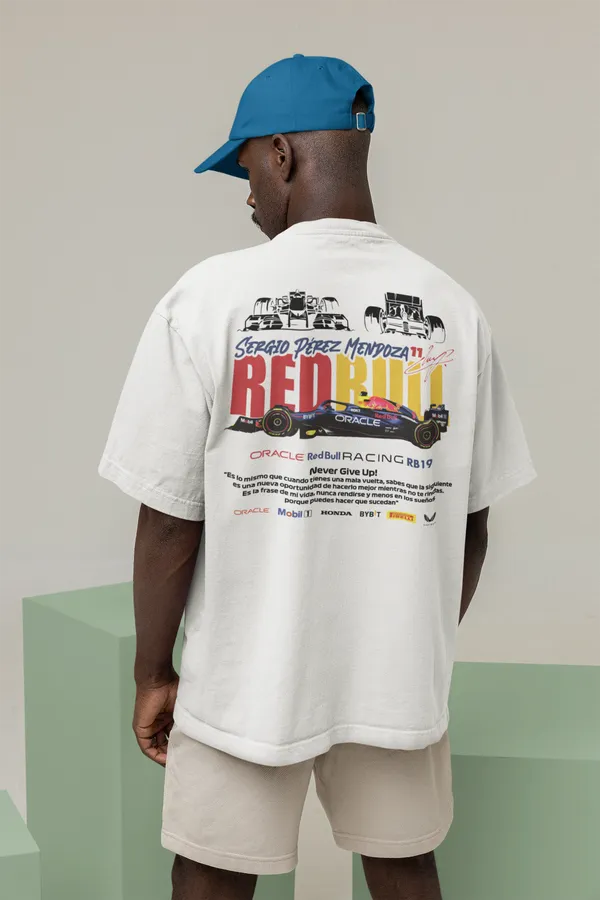 Red_Bull_Racing_'Never_Give_Up'_Oversized_T-Shirt_|_Sergio_Perez_11_|_240_GSM_French_Terry