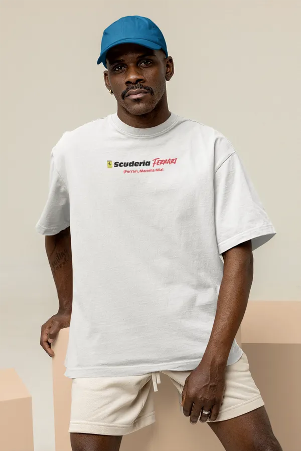 Scuderia_Ferrari_Retro_Oversized_T-Shirt_|_Charles_Leclerc_16_|_240_GSM_French_Terry