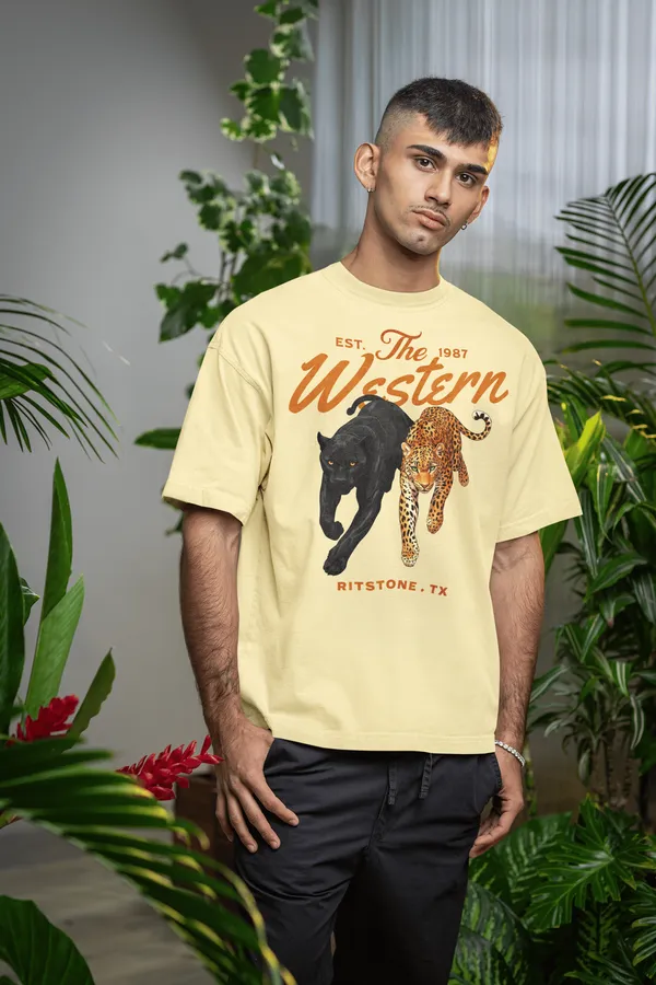 The_Western_"Predator"_Heavyweight_Oversized_Tee
