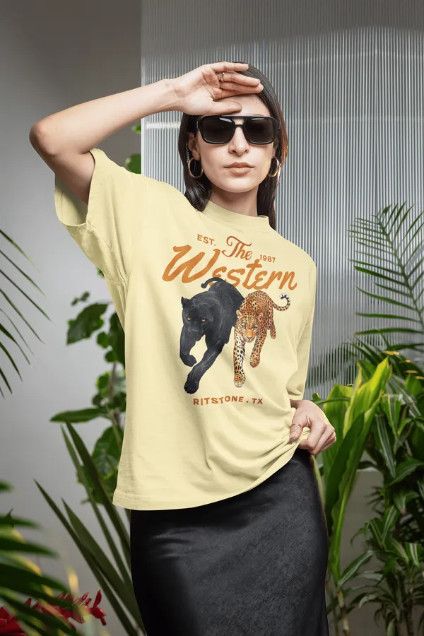 The_Western_"Predator"_Heavyweight_Oversized_Tee