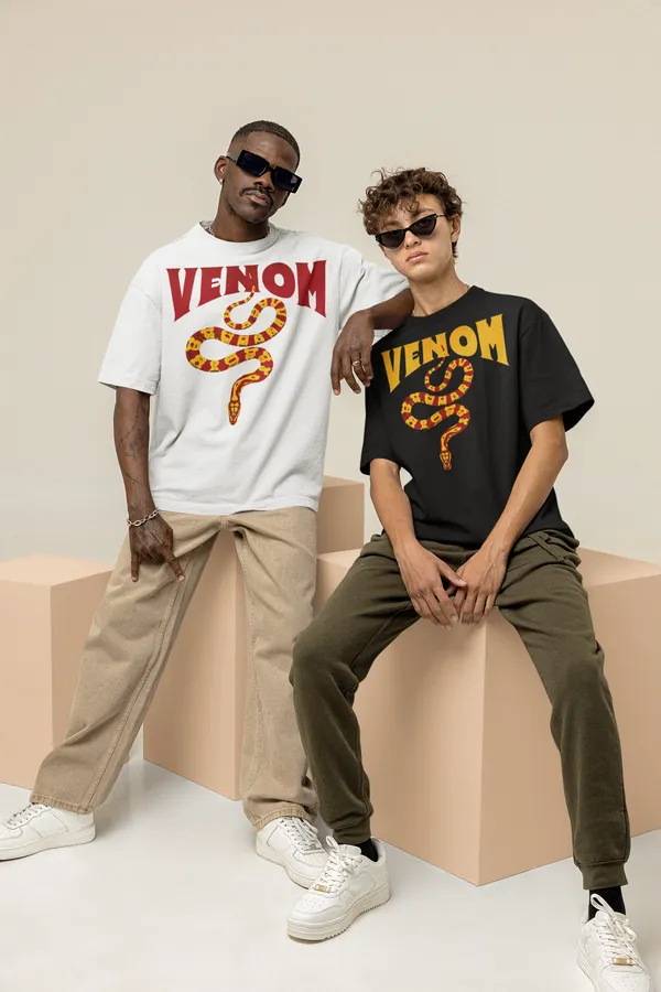Venom_Serpent_Heavyweight_Oversized_Tee:_"Arctic_Edition"