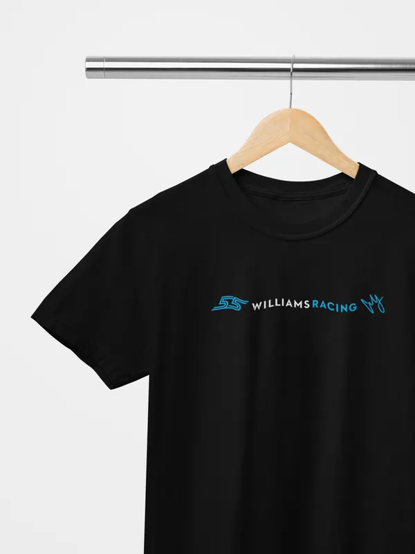 Williams_Racing_55_Minimal_Logo_T-Shirt_|_Premium_Motorsport_Tee_|_Black