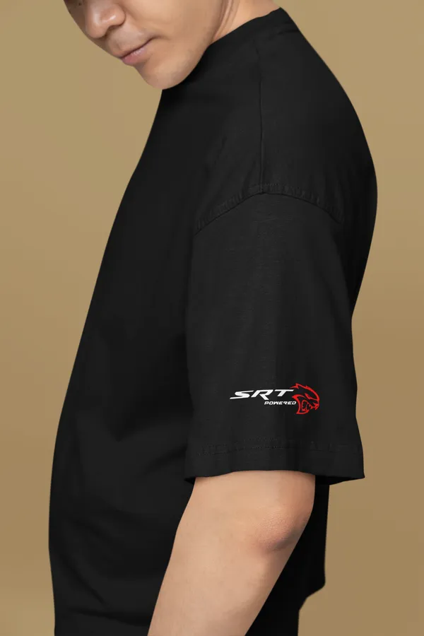 Black_Dodge_Challenger_Srt_Hellcat_Oversized_T-Shirt_Premium_French_Terry_Cotton_240_GSM_For_Unisex