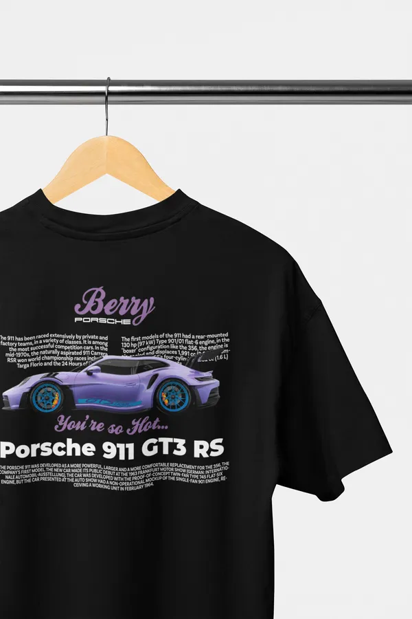 Black_Berry_Porsche_911_Gt3_Rs_Aesthetic_Oversized_T-Shirt_240_GSM_French_Terry_Cotton_For_Unisex