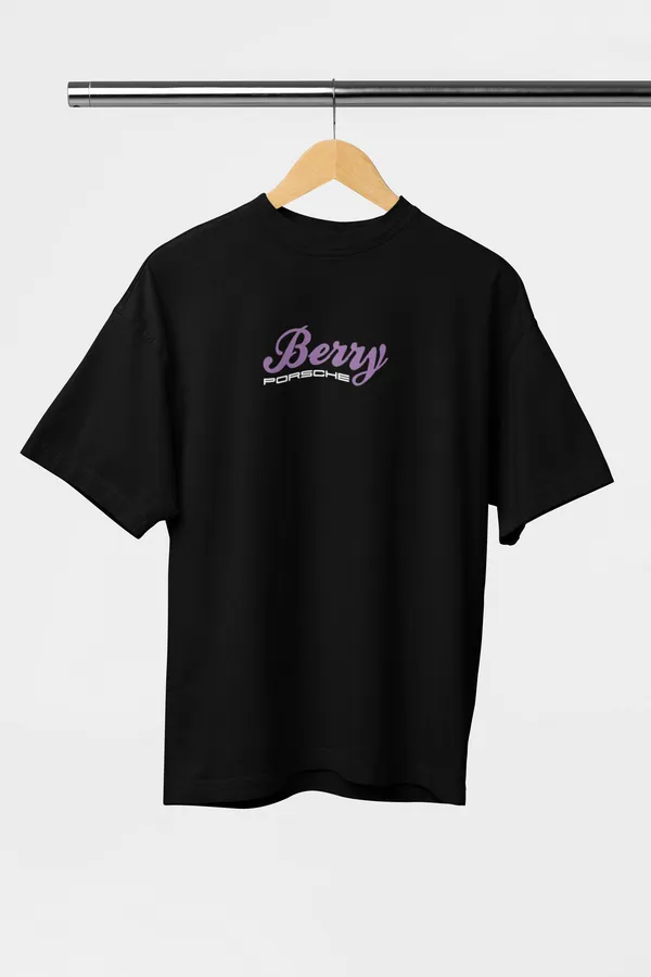 Black_Berry_Porsche_911_Gt3_Rs_Aesthetic_Oversized_T-Shirt_240_GSM_French_Terry_Cotton_For_Unisex