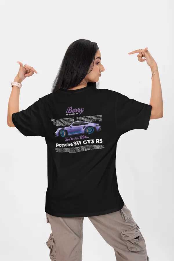 Black_Berry_Porsche_911_Gt3_Rs_Aesthetic_Oversized_T-Shirt_240_GSM_French_Terry_Cotton_For_Unisex