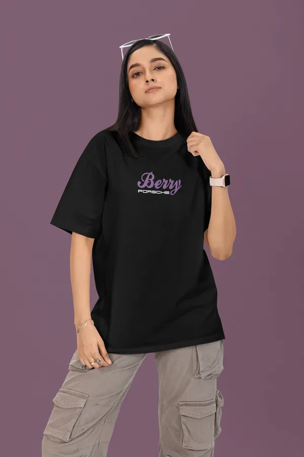 Black_Berry_Porsche_911_Gt3_Rs_Aesthetic_Oversized_T-Shirt_240_GSM_French_Terry_Cotton_For_Unisex