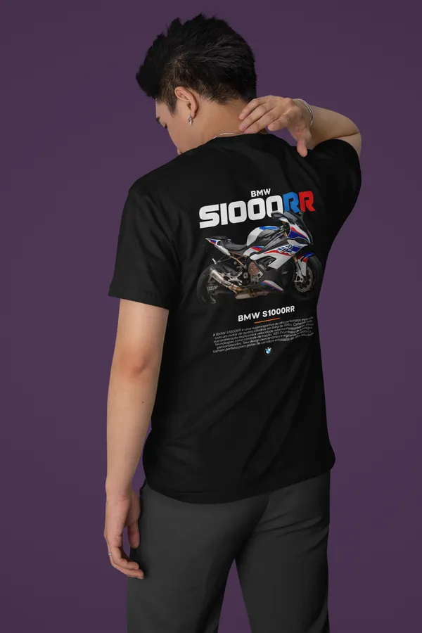 Black_Bmw_S1000Rr_Superbike_Icon_Regular_Fit_Cotton_160_GSM_T-Shirt_For_Unisex