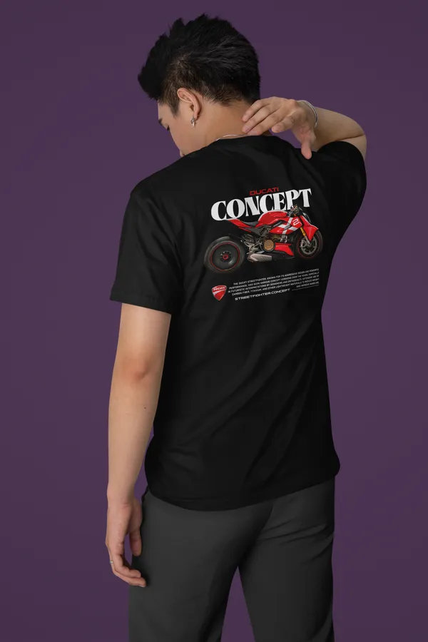Black_Ducati_Streetfighter_Concept_Regular_Fit_Cotton_160_GSM_T-Shirt_For_Unisex