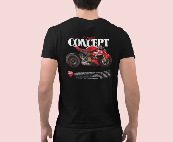 Black_Ducati_Streetfighter_Concept_Regular_Fit_Cotton_160_GSM_T-Shirt_For_Unisex