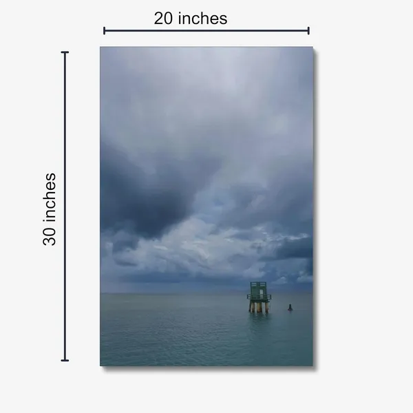 Isolated_Tranquility_Wall_Art_20_X_30_Inches_Canvas_Print_Landscape_Nature_Photography_On_Wooden_Frame
