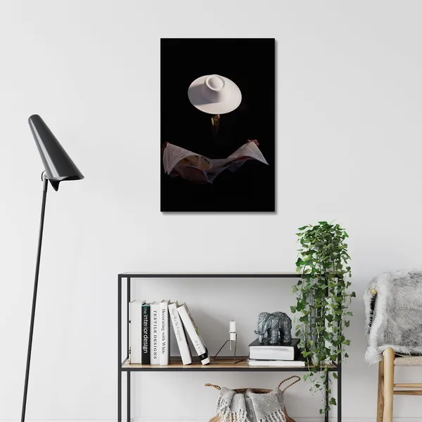 Poise_In_Darkness_Wall_Art_20_X_30_Inches_Canvas_Print_Landscape_Nature_Photography_On_Wooden_Frame