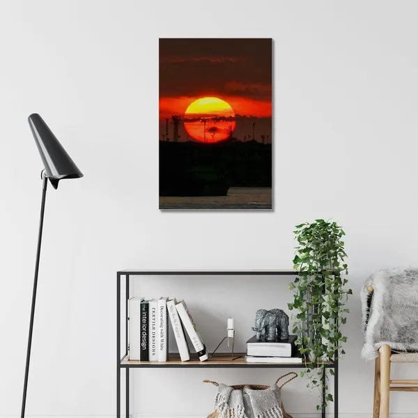 Dockyard_Dusk_Photography_Art20_X_30_Inches_Canvas_Print_Landscape_Nature_Photography_On_Wooden_Frame