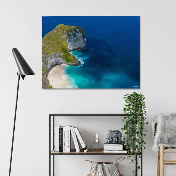 Nusa_Penida_Paradise_Wall_Art_20_X_30_Inches_Canvas_Print_Landscape_Nature_Photography_On_Wooden_Frame