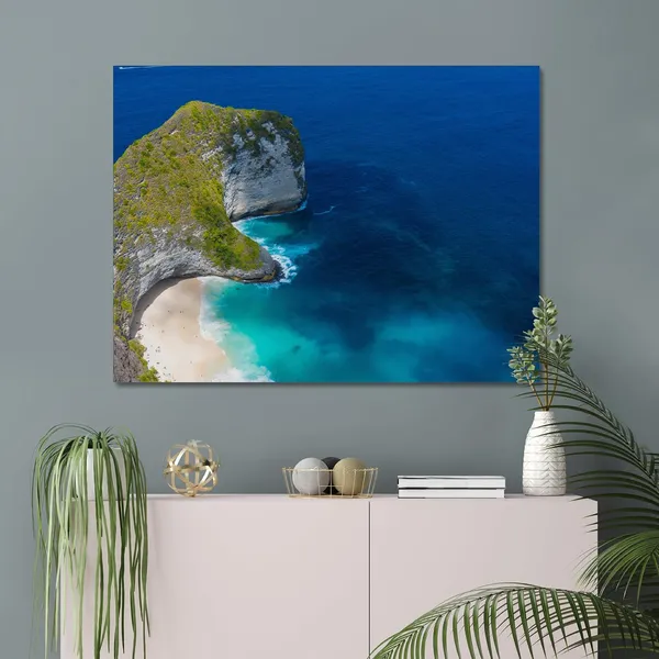 Nusa_Penida_Paradise_Wall_Art_20_X_30_Inches_Canvas_Print_Landscape_Nature_Photography_On_Wooden_Frame