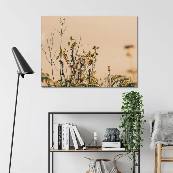 End_Of_The_Bloom_Wall_Art_20_X_30_Inches_Canvas_Print_Landscape_Nature_Photography_On_Wooden_Frame