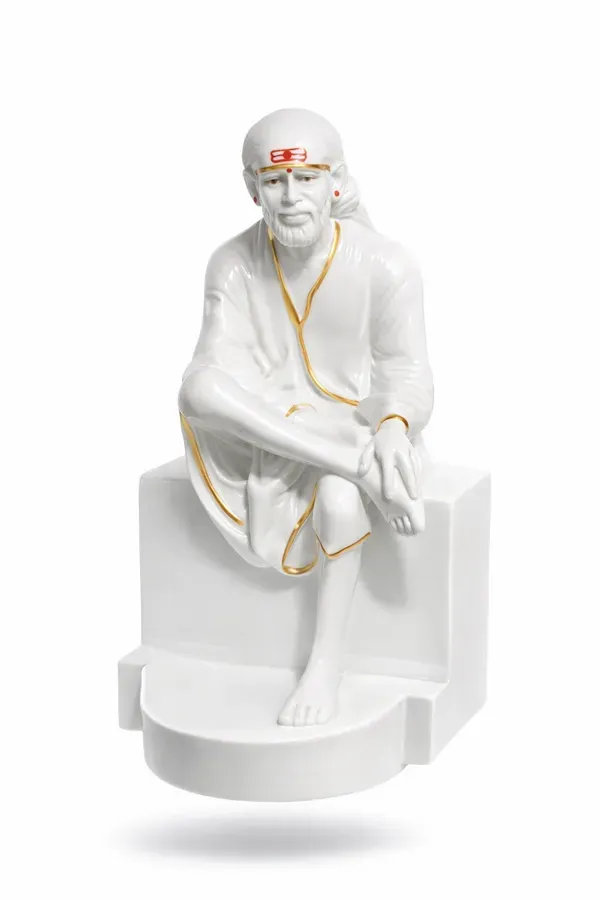 White_Marble_Sai_Baba_Sitting_Idol_9_Inch_Premium_Handcrafted_Murti_With_More