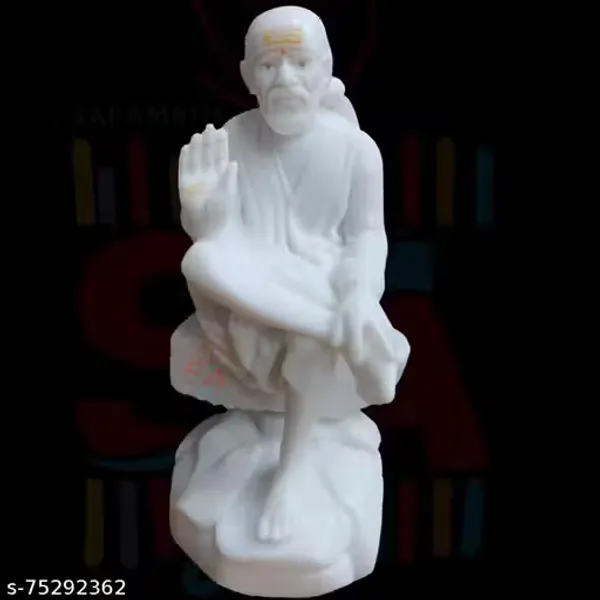 Sai_Amrut_Shirdi_Marble_Dust_Sai_Baba_Murti_Idol_Statue_6_Inch_White