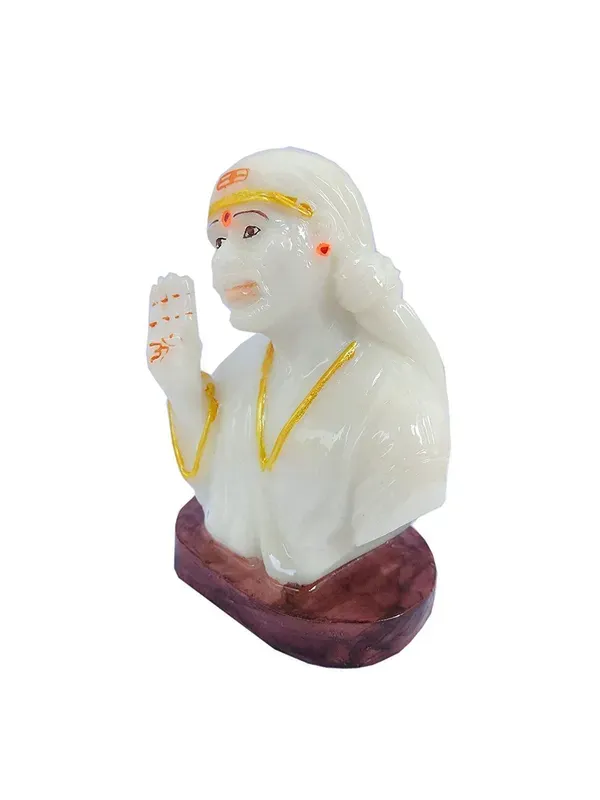 Gifts_Shirdi_Baba_Marble_Dust_Idol_Murti_For_Car_Dashboard_White_2_Inch