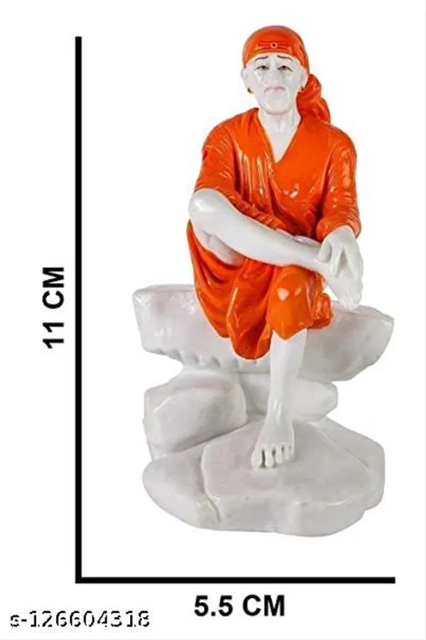 Sai_Amrut_Shirdi_Sai_Baba_Marble_Murti_Orange_Color