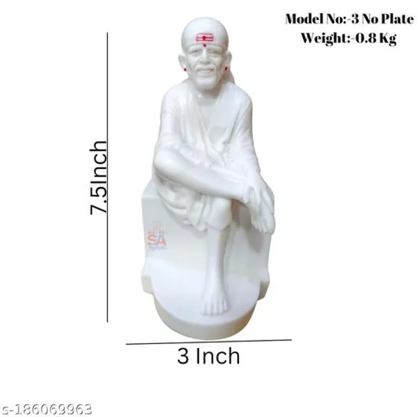 S_A_Gifts_Marble_Smiley_Face_Sirdi_Sainath_Baba_Idol_For_Pooja_Room_And_Home_Decor_7_5_Inch_Idols_Figurines