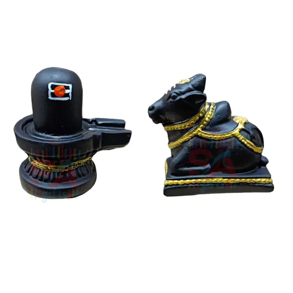 Sai_Amrut_Black_Marble_Dust_Shivling_2_5_Inch_And_Nandi_2_Inch_Handcrafted