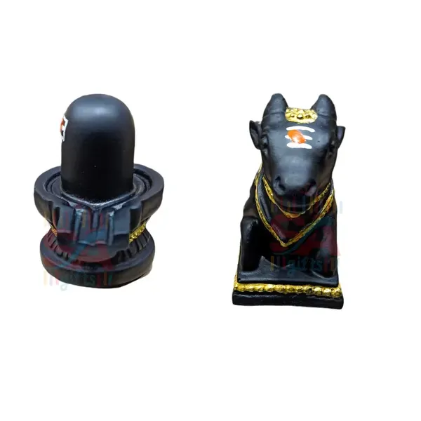Sai_Amrut_Black_Marble_Dust_Shivling_2_5_Inch_And_Nandi_2_Inch_Handcrafted