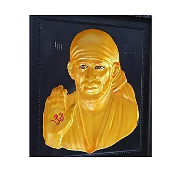 Sai_Amrut_S_A_Gifts_Sai_Baba_3d_Photo_Frame_For_Home_Decor_Gold_8_X_10_In_More