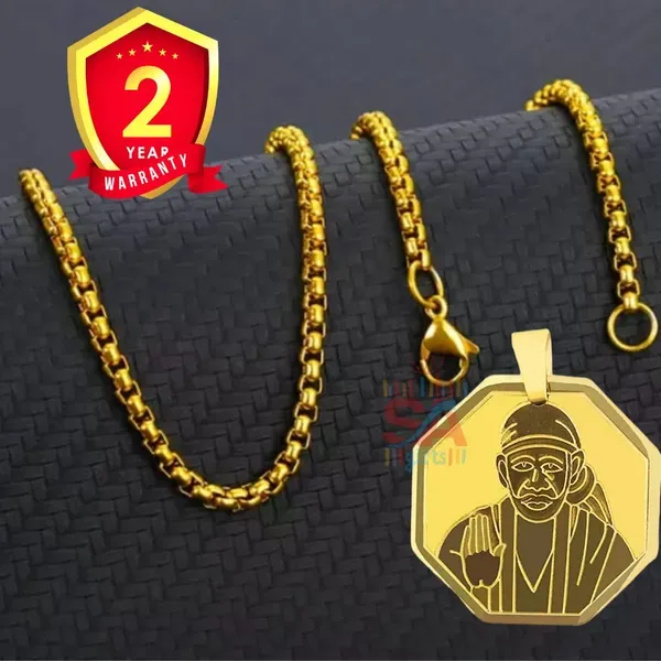 Sai_Amrut_Sai_Baba_Gold_Pendent_And_Chain_With_2_Year_Color_Guarantee_Octa