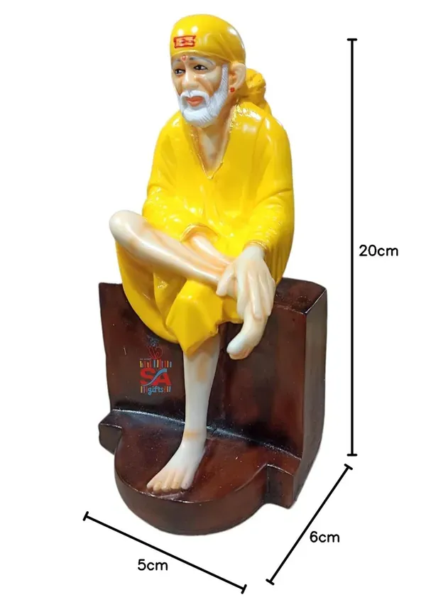 Marble_Sai_Baba_Statue_Decorative_Showpiece_12_Inch_Yellow