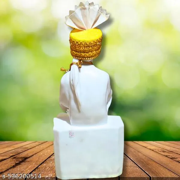 Sai_Amrut_Gifts_Sai_Baba_Marble_Murti_With_Pagdi_Free_Mala_Divine_Spiritual_Idol_For_Home_Temple_Gifting_7_5_Inch