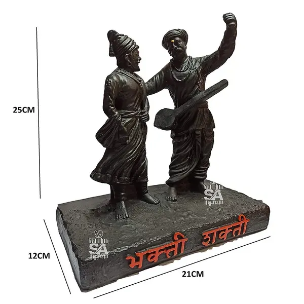 Gifts_Bhakti_Shakti_Resine_Shivaji_Maharaj_And_Shant_Tukaram_Maharaj_Idol_M_More