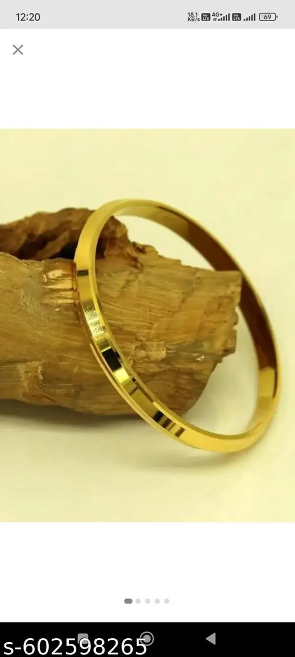 Pure_Brass_Kada_For_Men_Women_3mm_Thick_Bangle_Bracelet_1_Year_Color_Guarantee