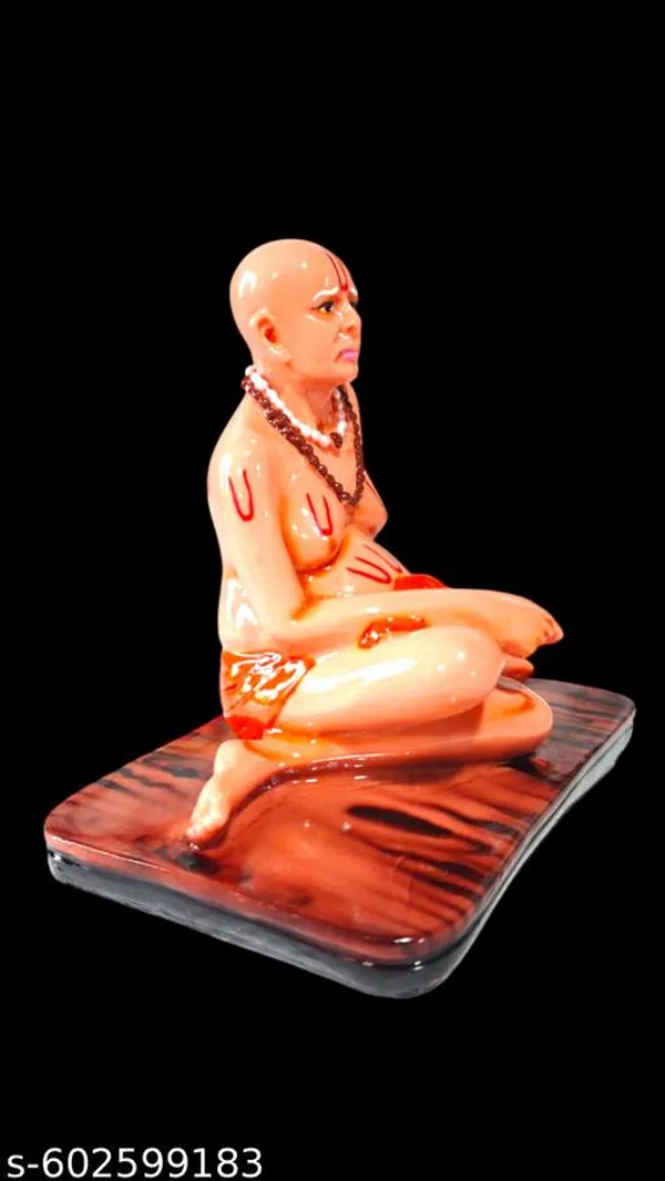 Shree_Swami_Samarth_Maharaj_Marble_Finish_Murti_Idol_3_Inch_Washable_Decorative_Statue_For_Home_Office_Car_Dashboard