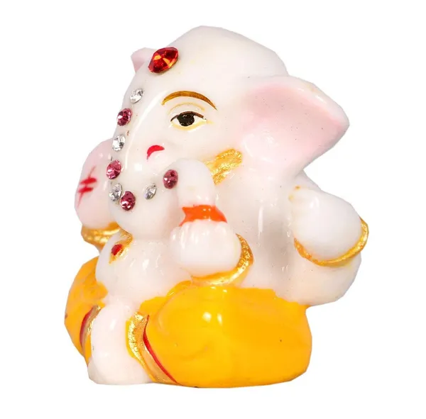 S_A_Gifts_Lord_Ganesha_Ganesh_Ganpati_Car_Dashboard_Idol_Hindu_Figurine_Showpiece_(2.5_inches,_Yellow-2)