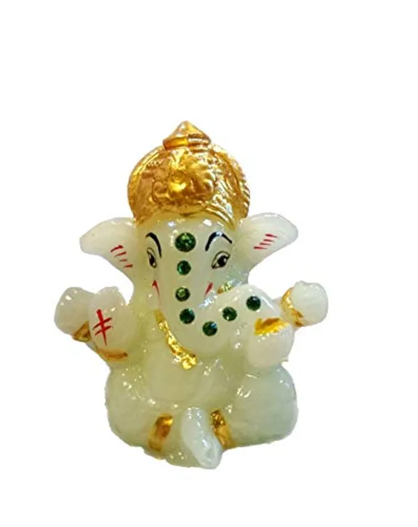 S_A_Gifts_Lord_Ganesha_Ganesh_Ganpati_Car_Dashboard_Idol_Hindu_Figurine_Showpiece_(3_Inches,_Radium_Green)