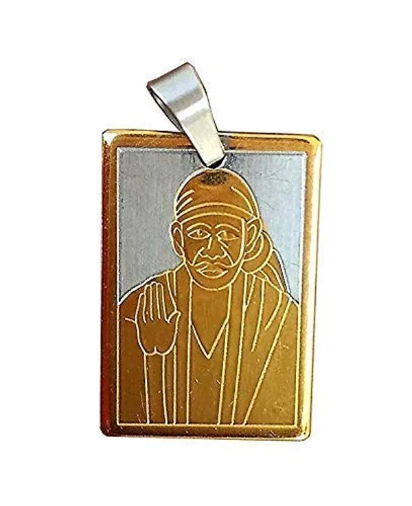 S_A_Gifts_Sai_Amrut_Sai_Baba_Brass_Pendant_with_Silver_&_Gold_Plated_for_Men_&_Women_(Designs_Available)_(Rectangle_Shape)