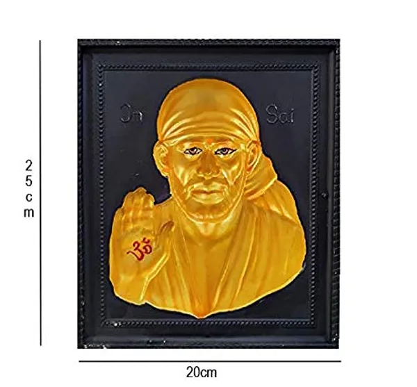 Sai_Amrut_S_A_Gifts_Sai_Baba_3D_Photo_Frame_for_Home_Decor_(Gold,_8_x_10_inch)
