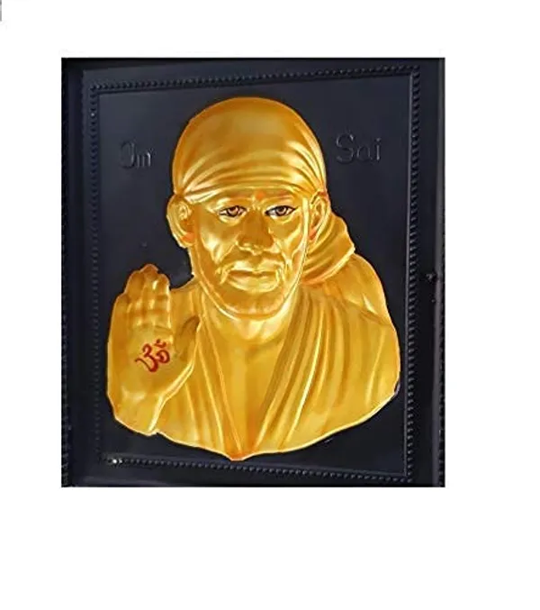 Sai_Amrut_S_A_Gifts_Sai_Baba_3D_Photo_Frame_for_Home_Decor_(Gold,_8_x_10_inch)