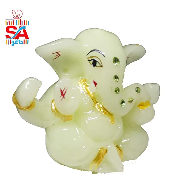 S_A_Gifts_Sai_Amrut_Ganesha_Idol_Murti_Statue_for_Home_Decor_and_Gifts_Colour-Radium_Green