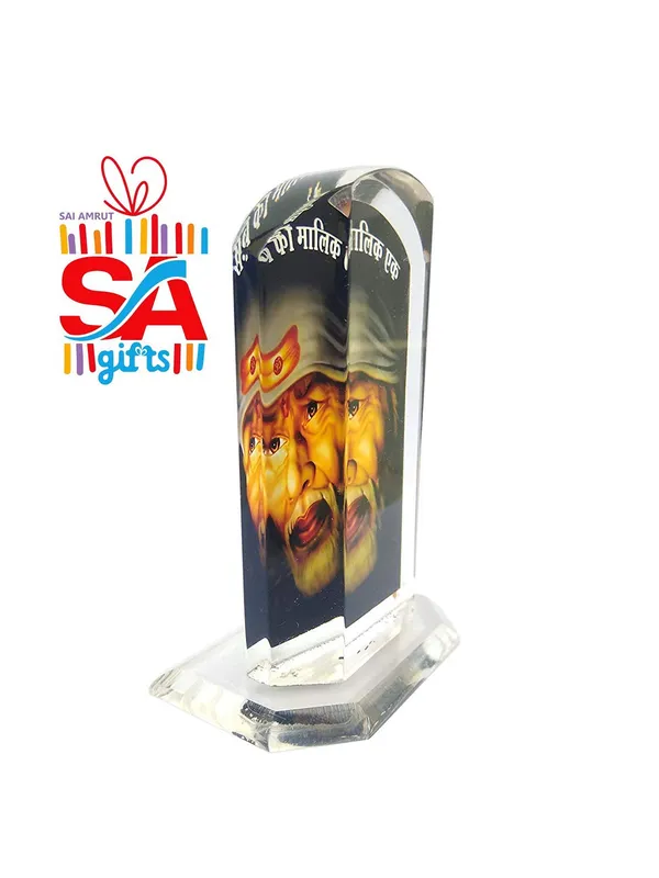 S_A_Gifts_Sai_Amrut_Sai_Baba_Acrylic_Car_Dashboard_Idol_Cum_Desk_Stand-_3.5_inches
